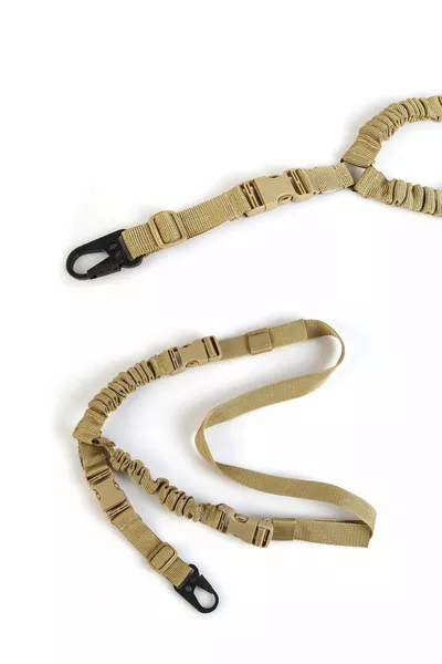 حزام تعليق تكتيكي بنقطة واحدة باللون البيج - حزام تعليق