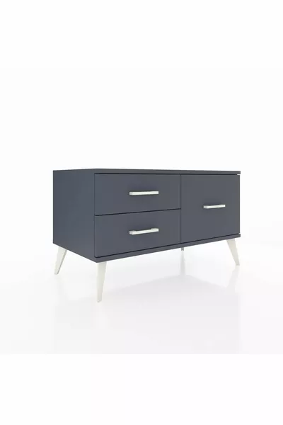 خزانة هوبريون ذات 3 رفوف، أنثراسايت-أنثراسايت