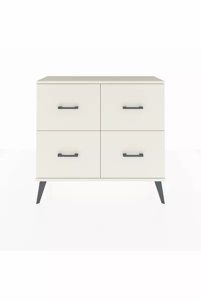 خزانة أرجيس ب٤ أدراج من خشب الصنوبر وحجر الآياشت