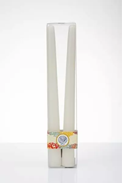 2 L Beige Candlestick Candle 