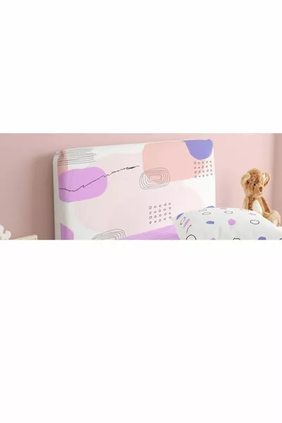 Чехол на Базовую Подушку для Молодёжной Комнаты с Ярким Абстрактным Геометрическим Узором