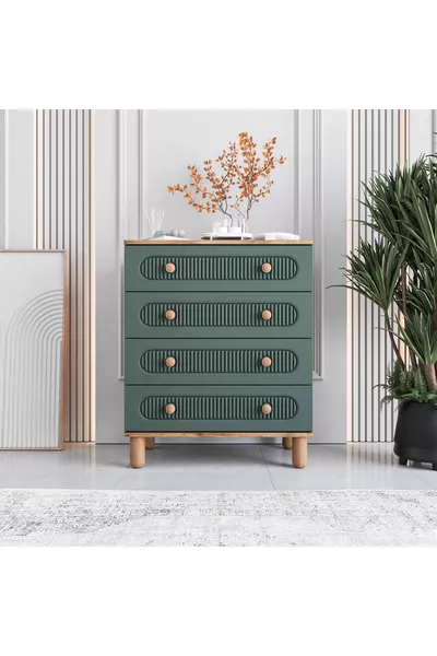 Milen 4-Drawer Dresser % MDF