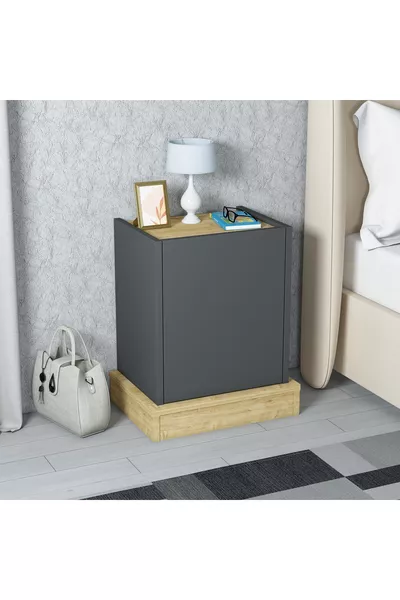 MoBiga Alen Dolaplı 2 Bölmeli Komodin