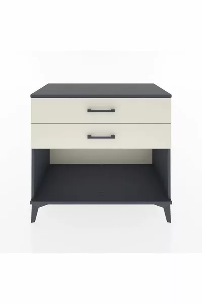 Hyperion Şifonyer 2 Çekmeceli  Antrasit-Aytaşı