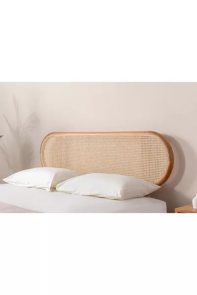 Artemis  Doğal Ahşap Hazeranlı Yüksek Kalite Karyola Başlığı