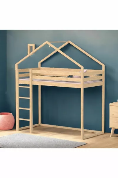 Lit superposé cabane de jeu Montessori Markaawm