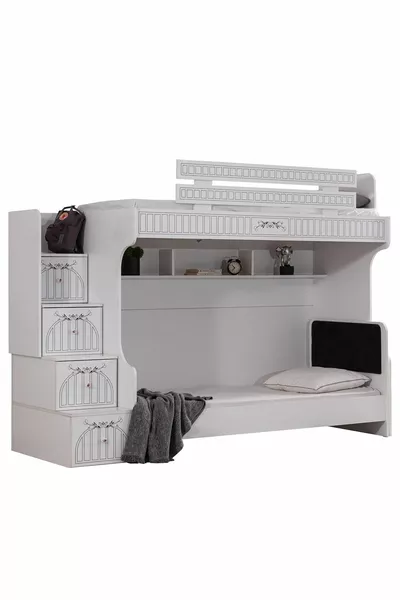 Ranza, Londra Rete a Castello con 2 Materassi Comfort