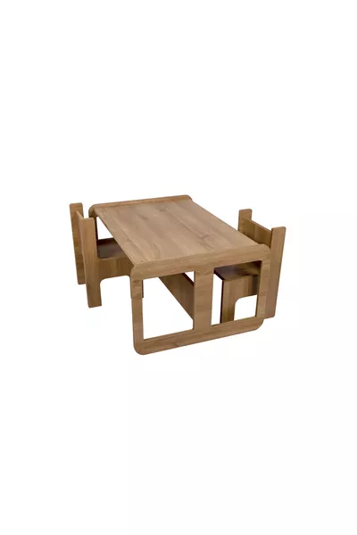 طاولة أنشطة للأطفال - طاولة لعب ودراسة للأطفال لشخصين