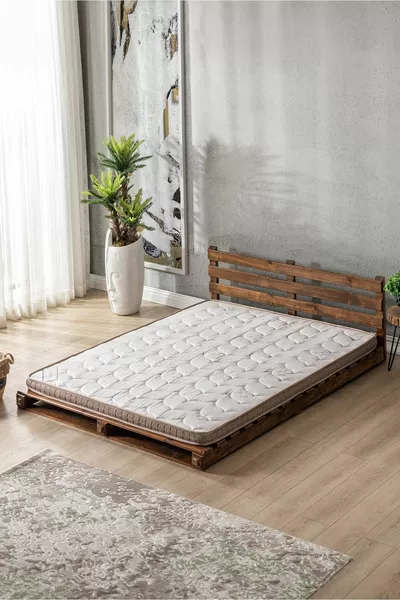 مرتبة سرير من البامبو الأرثوبيدية الكاملة