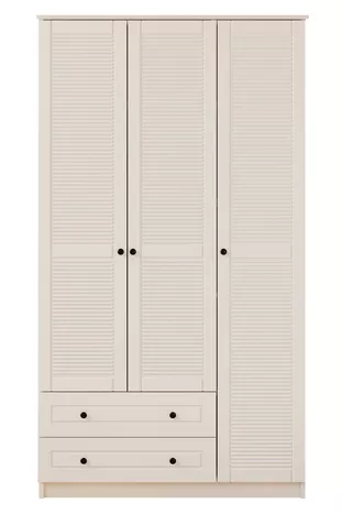 Diva Country 3-Door 2-Drawer Wardrobe