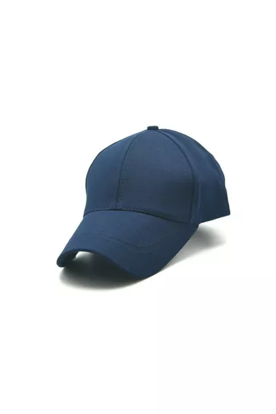 Simple Adjustable Men's and Women's Sports Cap with Velcro Back