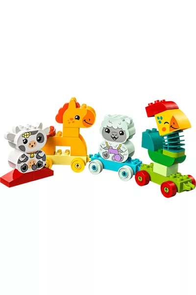 ® DUPLO® Il Mio Primo Treno degli Animali /2 + Set Educativo di Costruzione con Trenino a Ruote (P)