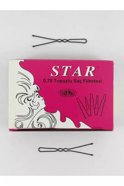 0, Hair Bun Clip / Black Color / 5 Cm Each