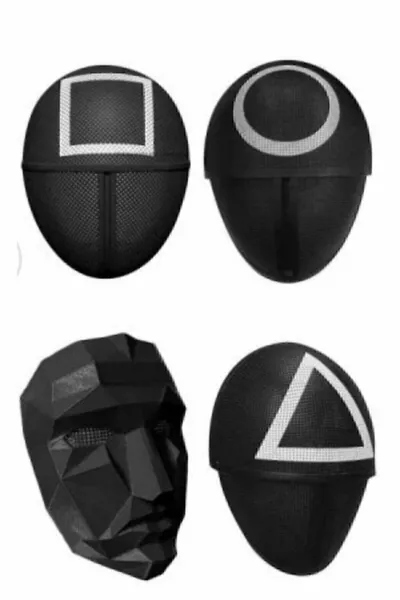 Набор масок Игры в кальмара (4 в 1)