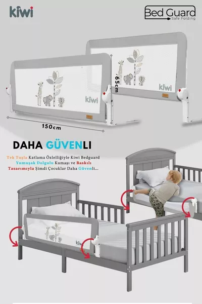 حاجز حماية السرير للأطفال وسور السرير، حامي السرير بالقماش المبطّن الإضافي