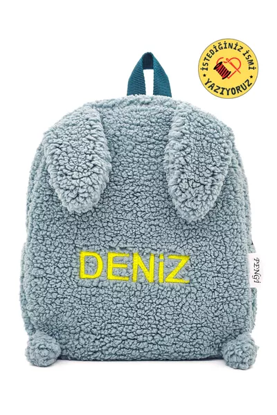 [ WE WRITE THE NAME YOU WANT ] Rabbit Mint 0-8 Years Kids Backpack, Preschool-Nursery Bag