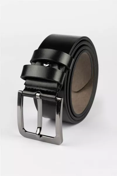 Men's 4.5 cm Sports Black Belt