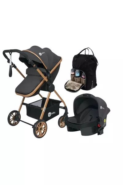 عربة أطفال حقيبة سفر إيسي موديل جولد أنترسيت