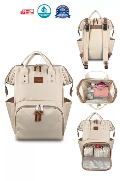 Zaino da Donna e per Cura del Neonato Paris - Beige