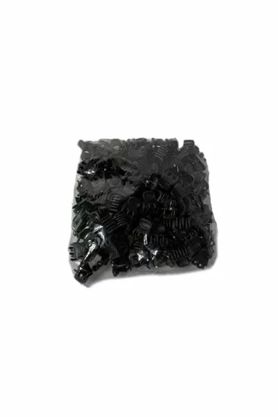 Мини Мандал Щипка Черен Цвят Брой 1,2 см