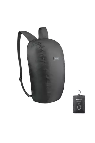 Forclaz Outdoor Faltbarer Rucksack -  L - Schwarz - Reisen