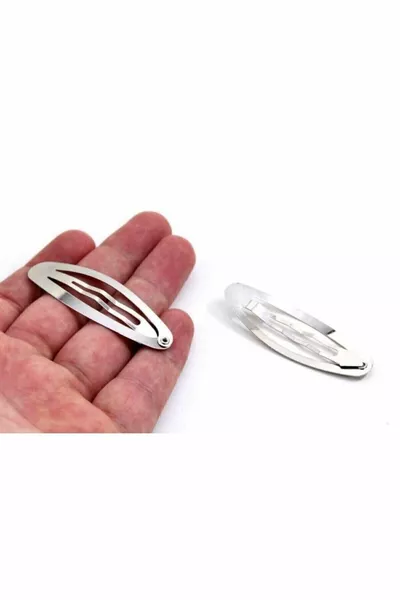 مشبك صغير مطلي بالنيكل  عدد