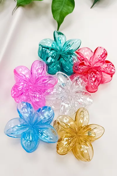 6'lı Lotus Çiçeği Xl Mandal Toka Seti