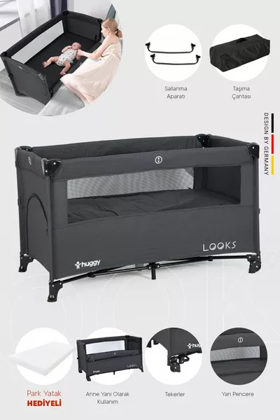 Looks 5 in 1 Anne Yani Park Letto Gioco Park + letto