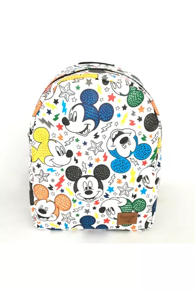 Zaino Unisex per Bambini e Ragazzi con Motivo Mickey Mouse, Zaino per Asilo