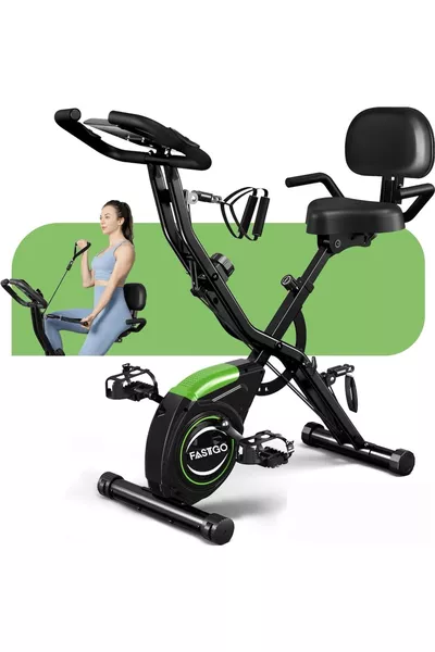 دراجة تمرين منزلية قابلة للطي بشاشة مغناطيسية