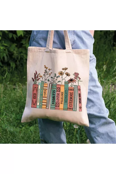 Taylor Swift Boek Album Boek Tote Bag Stoffentas
