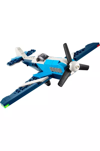 ® الطائرة 3 في 1 من Creator: طائرة سباق + مجموعة صنع الألعاب الإبداعية للأطفال (P)