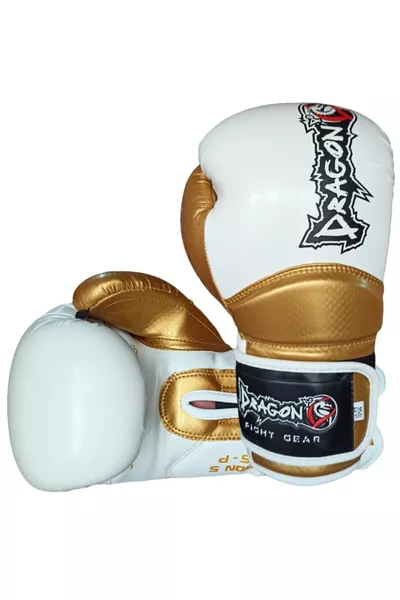 Carbon 5 Muay Thai Boxing and Kickboxing Gloves White OzDragonDo boxing gloves muay thai kickboxing