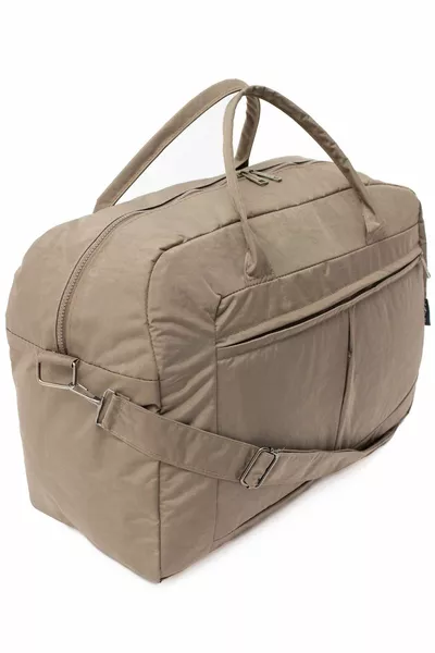 KAFF Krinkıl Kumaş Büyük Boy Kahve Omuz Uzun Askılı & El Askılı Unisex Spor &Fitness&Seyahat Çantası