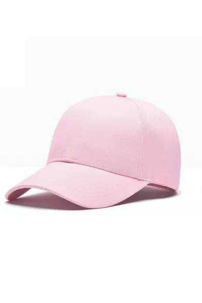 Унисекс регулираща се розова спортна шапка
