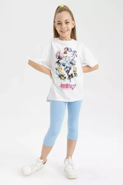 Filles Capri Longueur Leggings SM