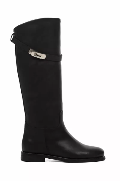 Bottes Rider en cuir noir Brême