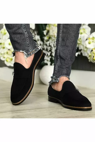 Corcik Ballerines à boucle en V Chaussures d’été pour hommes