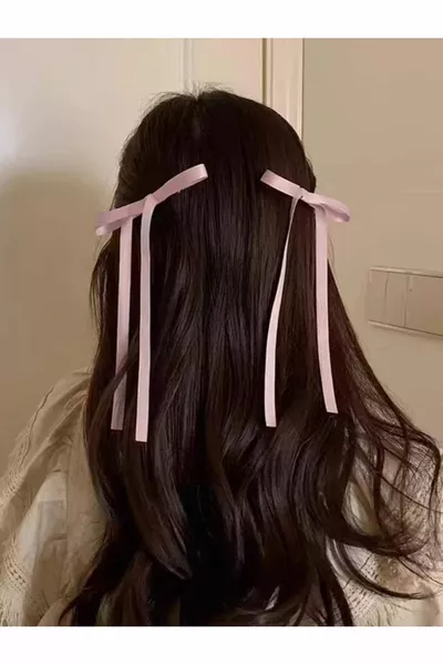 Lot de 2 fermoirs à nœud en satin