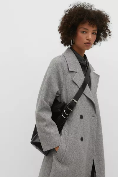 حقيبة دلو من الجلد الصناعي