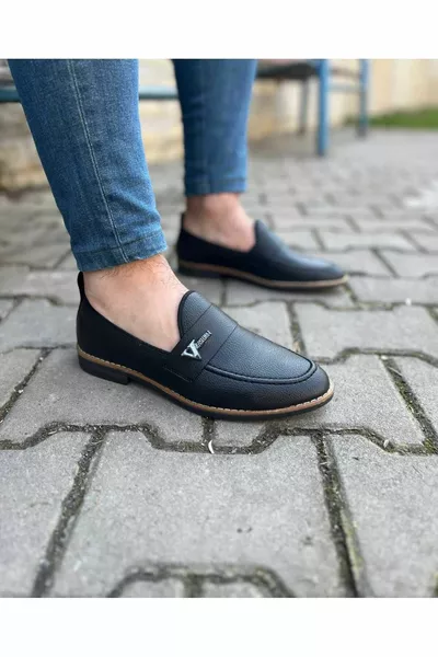 Corcik Ballerines à boucle en V Chaussures d’été pour hommes