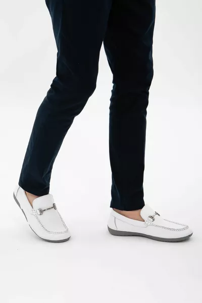 أحذية سائق جلد طبيعي للرجال   Erk Ayk 