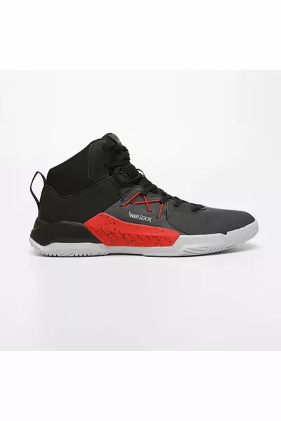 Chaussures de basket-ball pour adultes Absorbant les chocs Antidérapant Eva Mousse Semelle Zones respirantes Haut du corps