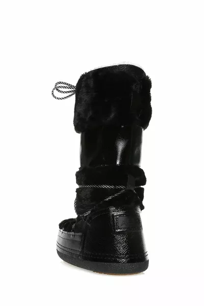 Black Women's Snow Boots
