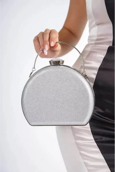 الفضة بريق المرأة بريق مساء حقيبة قارورة