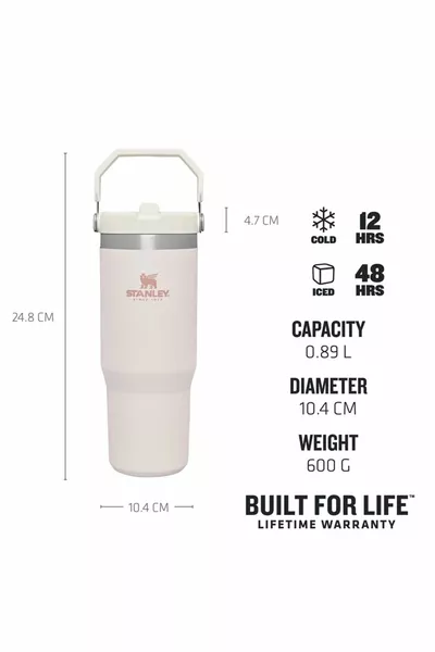 Der Iceflow Flip Straw Thermosbecher mit Strohhalm 0, Lt