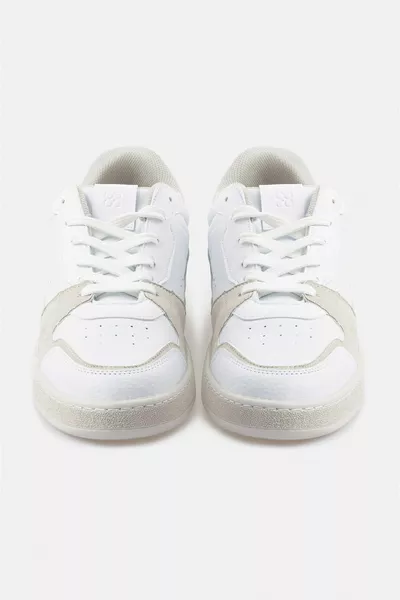 سنيكرز بنعل مرن سبليت أبيض للرجال 