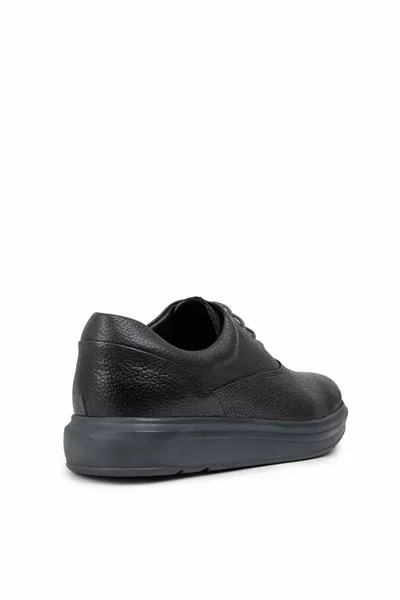 جلد طبيعي رمادي مريح أحذية رجالية كاجوال