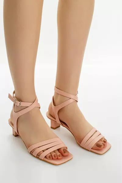 Sandales Femme Poudre