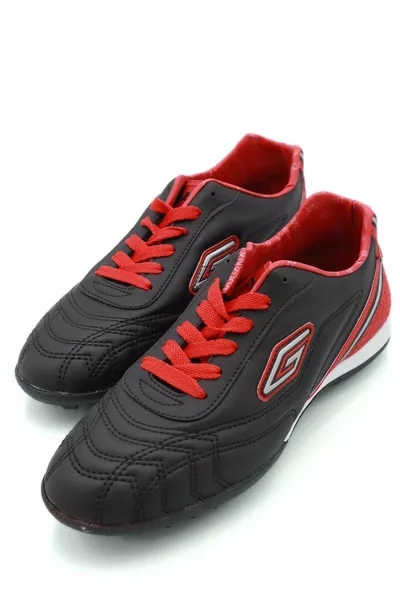 Dugana  Astroturf Voetbalschoenen Zwart Rood